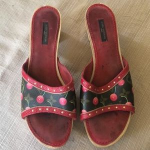 Louis Vuitton Cerises Cherry Mules